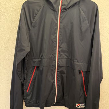 Lightweight Hooded Jacket Dark Blue SUPERDRY 