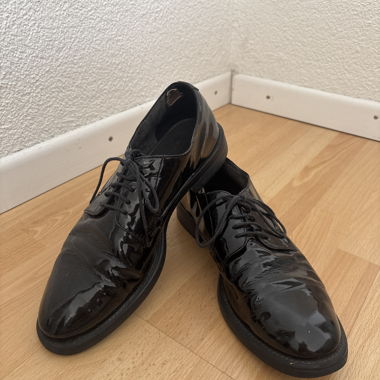 Chaussures Oxford Vernies Noires Vagabond 38 (corporate)