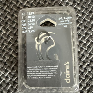 Piercing elice di Claire’s