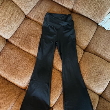Leggings a zampa neri