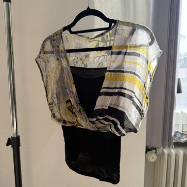 Sheer floral top