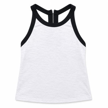 Elegant top with zipper detail