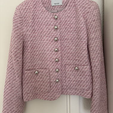 Pink Tweed Jacket MNG