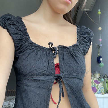 brandy melville - tie-up top