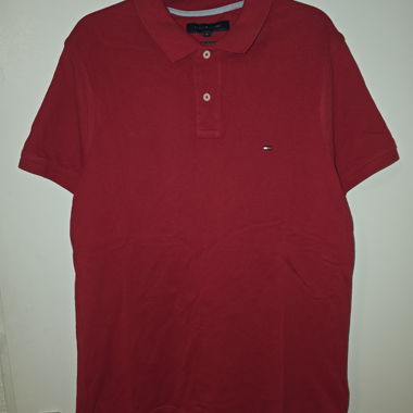 Tommy Hilfiger Polo Rot Slim Fit Grösse M