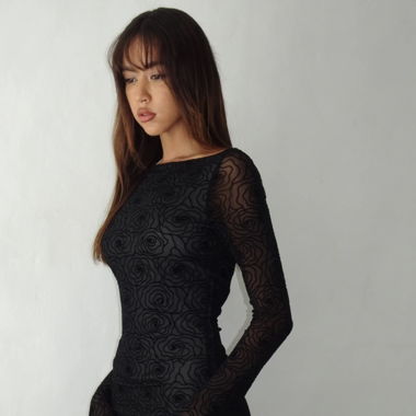 black minidress from motel rocks