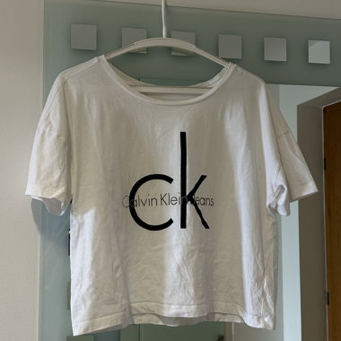 Calvin Klein T‑Shirt weiss Grösse S