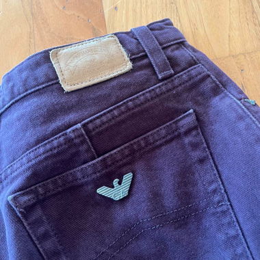 jeans Giorgio Armani bordeaux 