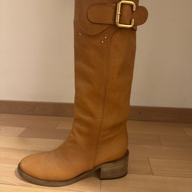 Chloe Leather Riding boots