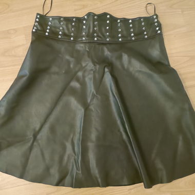 Jupe en simili cuir d'EMP