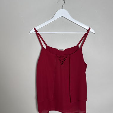 Haut cami rouge NAF NAF