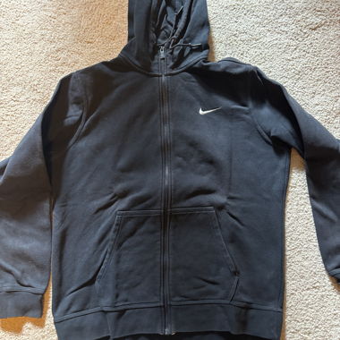 Nike black zip hoodie 