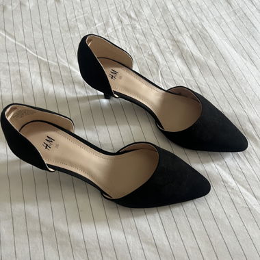 Escarpins noirs à talon