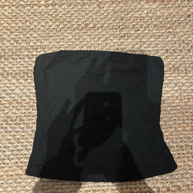 Black Bandeau Top