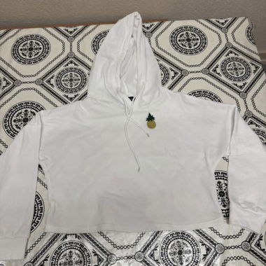 Sweat à capuche crop top
