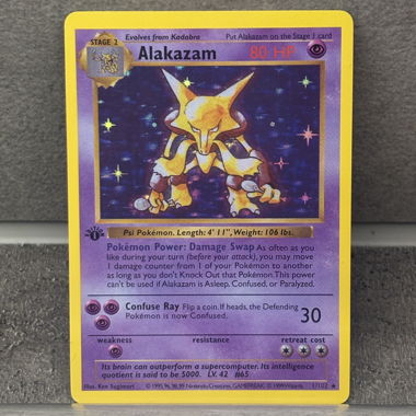 Carta Pokémon Alakazam
