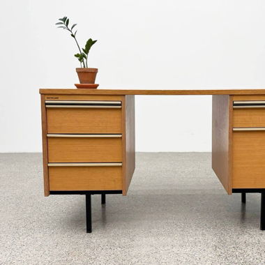 Bene Schreibtisch mit Schubladen, 1960er Jahre 