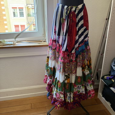 Jupe maxi bohème de la marque Antica sartoria