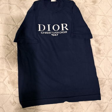 T-shirt Dior bleu foncé