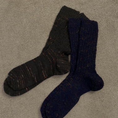 2er-Pack Selbstgestrickte Männersocken