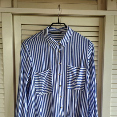 Chemise bleue Zara  taille M