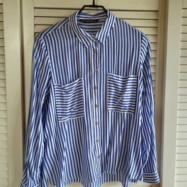 Chemise bleue Zara  taille M