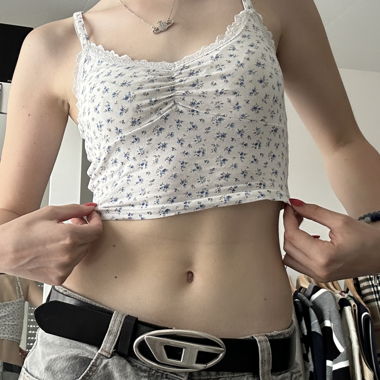 Flower Crop Top 3-Set
