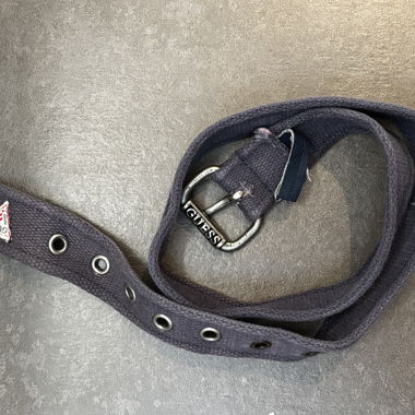 Guess grey fabric belt, size 75