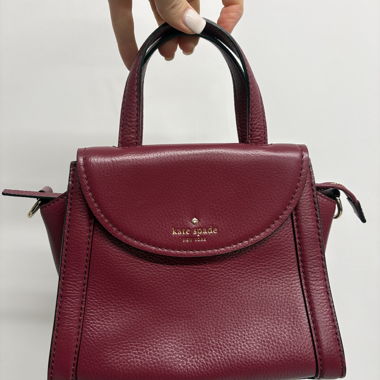 Kate Spade leather bag bordeaux crossbody