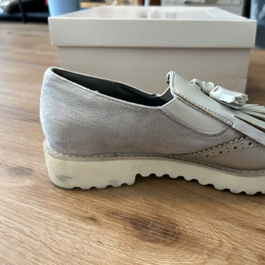 Silver shoes