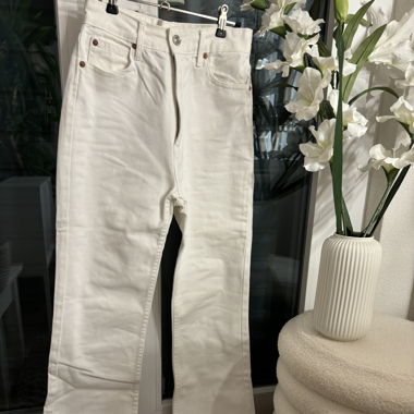 Jeans flare blanc 
