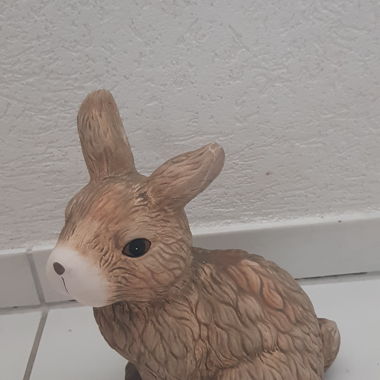 Figurine décorative de lapin
