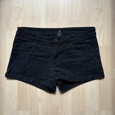 Mini shorts a vita bassa