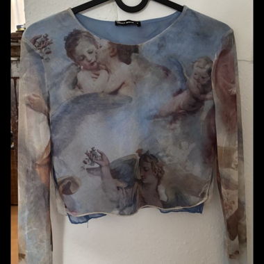Engel Mesh Top