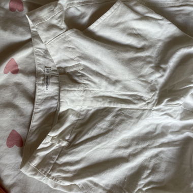 Pantalon en lin blanc