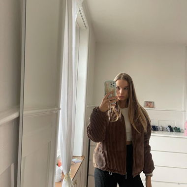Winter cord jacke