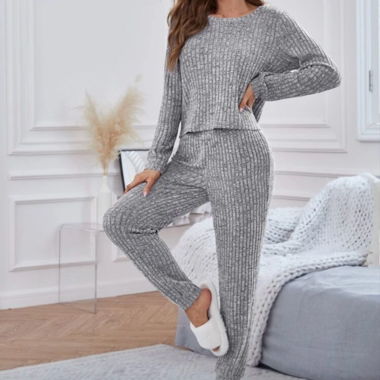 Grey pyjamas, loungewear, sleepwear - Size S