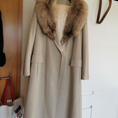 Manteau en vison antique