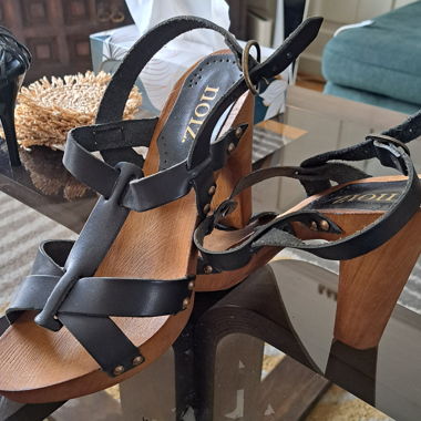 Sandalo Confortevole con Tacco 10cm Taglia 39