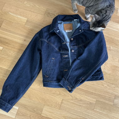 Giacca cropped in denim Levi's