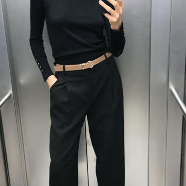 Neue Hose mit Gürtel M
