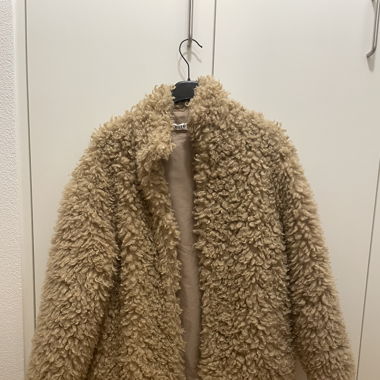 Kunstfell Jacke beige 32