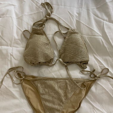 H&M Bikini gold 