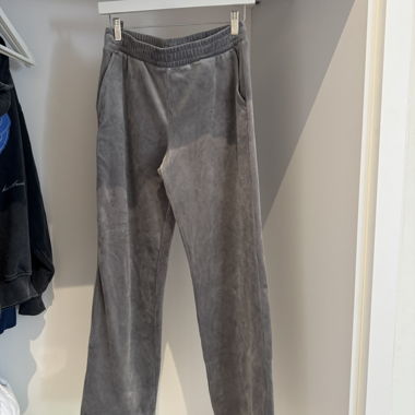 velvet baggy sweatpants