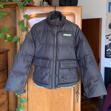 Diesel vintage short down jacket anthracite