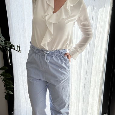 Pantalon paper bag 
