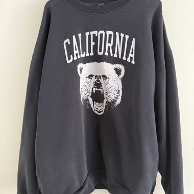 Felpa con cappuccio oversize Brandy Melville California