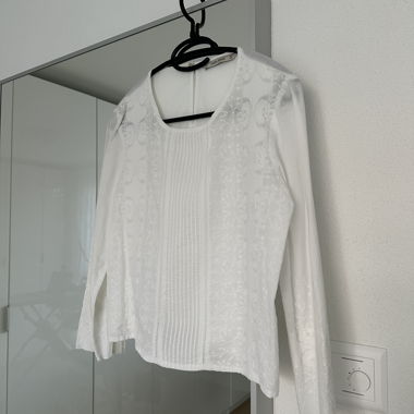 Besticke Zara Leinenbluse