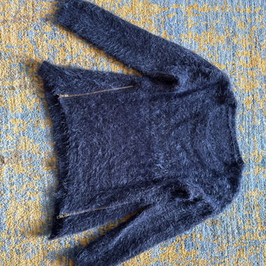 Flauschiger Strickpullover