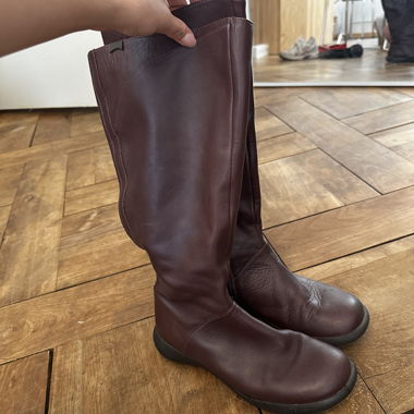 Camper Brown Leather Boots